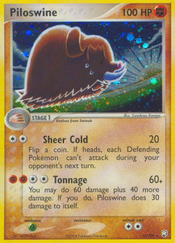 Piloswine EX Team Rocket Returns #13