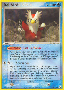Delibird EX Team Rocket Returns #21
