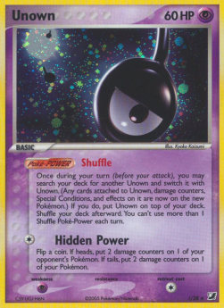 Unown EX Unseen Forces #28
