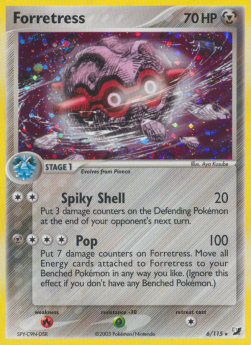 Forretress EX Unseen Forces #6