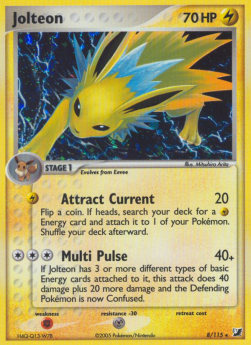 Jolteon EX Unseen Forces #8