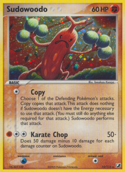 Sudowoodo EX Unseen Forces #15