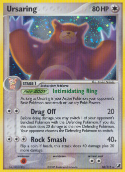 Ursaring EX Unseen Forces #18