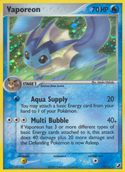 Vaporeon EX Unseen Forces #19