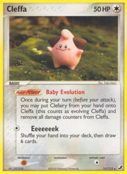 Cleffa EX Unseen Forces #21