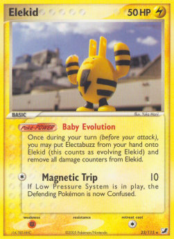 Elekid EX Unseen Forces #23