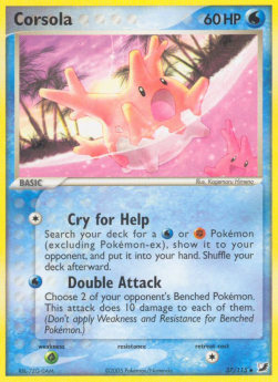 Corsola EX Unseen Forces #37