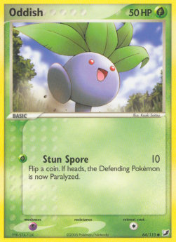Oddish EX Unseen Forces #64