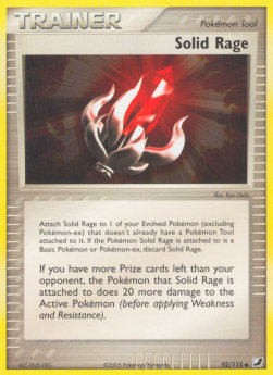 Solid Rage EX Unseen Forces #92