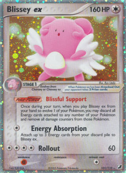 Blissey ex EX Unseen Forces #101