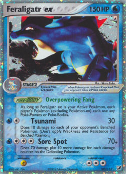 Feraligatr ex EX Unseen Forces #103