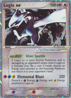 Lugia ex EX Unseen Forces #105