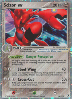 Scizor ex EX Unseen Forces #108