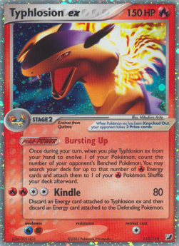 Typhlosion ex EX Unseen Forces #110