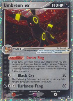 Umbreon ex EX Unseen Forces #112