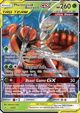 Pheromosa & Buzzwole GX Unbroken Bonds #1/214