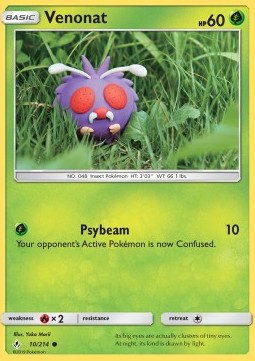 Venonat Unbroken Bonds #10/214