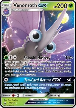 Venomoth GX Unbroken Bonds #12/214