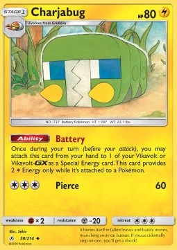 Charjabug Unbroken Bonds #58/214