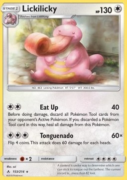 Lickilicky Unbroken Bonds #153/214