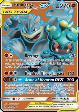 Marshadow & Machamp GX Unbroken Bonds #198/214