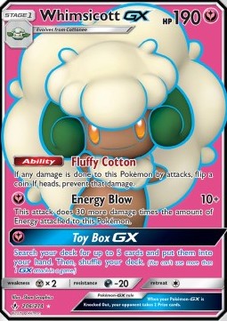 Whimsicott GX Unbroken Bonds #206/214