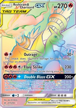 Reshiram & Charizard GX Unbroken Bonds #217/214