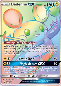Dedenne GX Unbroken Bonds #219/214