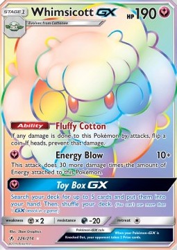 Whimsicott GX Unbroken Bonds #226/214