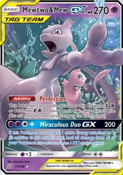 Mewtwo & Mew GX Unified Minds #71/236