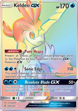 Keldeo GX Unified Minds #240/236