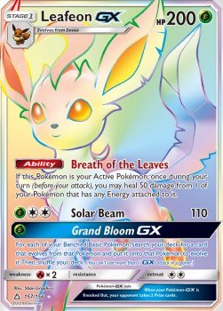 Leafeon GX Ultra Prism #157/156