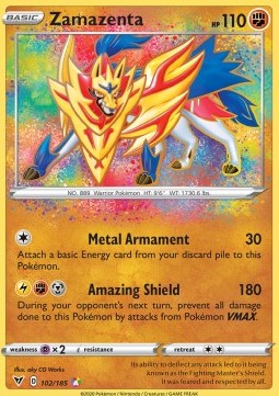 Zamazenta Vivid Voltage #102/185