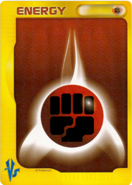 Fighting Energy Pokémon Card VS #
