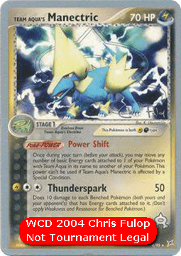 Team Aqua's Manectric WCD 2004 #4