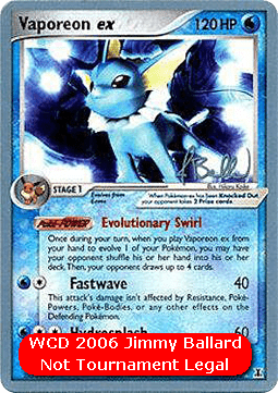 Vaporeon ex WCD 2006 #110