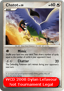 Chatot Lv.30 WCD 2008 #055