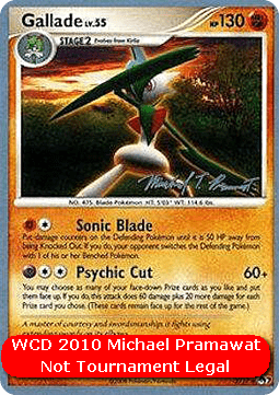 Gallade Lv.55 WCD 2010 #002