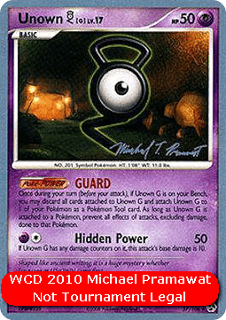 Unown Lv.17 WCD 2010 #057