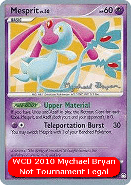 Mesprit Lv.50 WCD 2010 #014