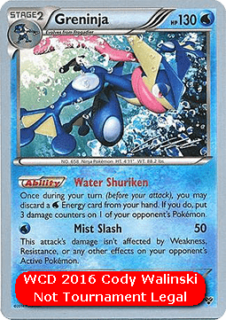 Greninja WCD 2016 #041