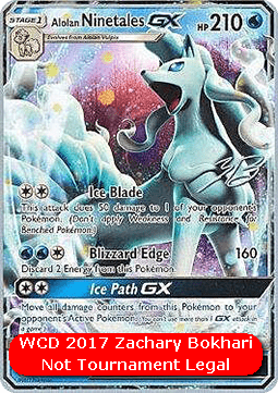 Alolan Ninetales GX WCD 2017 #22