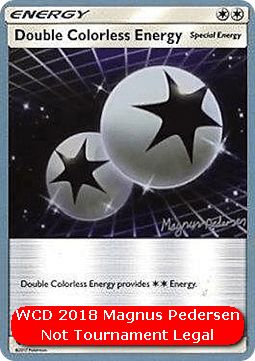 Double Colorless Energy WCD 2018 #136