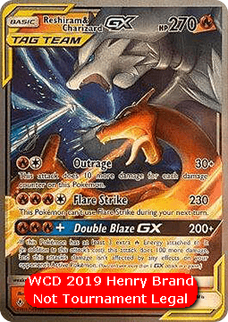 Reshiram & Charizard GX WCD 2019 #020