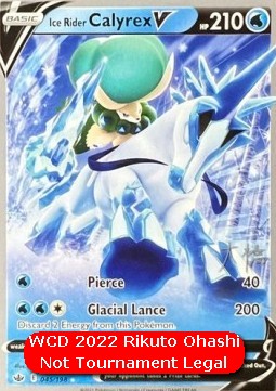 Ice Rider Calyrex V WCD 2022 #45