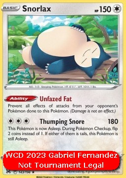 Snorlax WCD 2023 #143