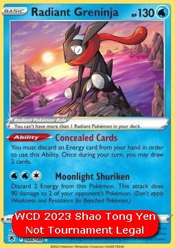 Radiant Greninja - WCD 2023 #046