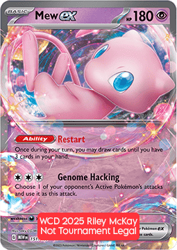 Mew ex WCD 2025 #25151