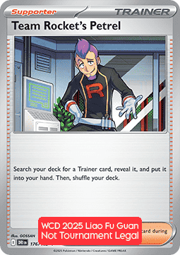 Team Rocket's Petrel WCD 2025 #25176