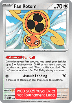 Fan Rotom WCD 2025 #25118